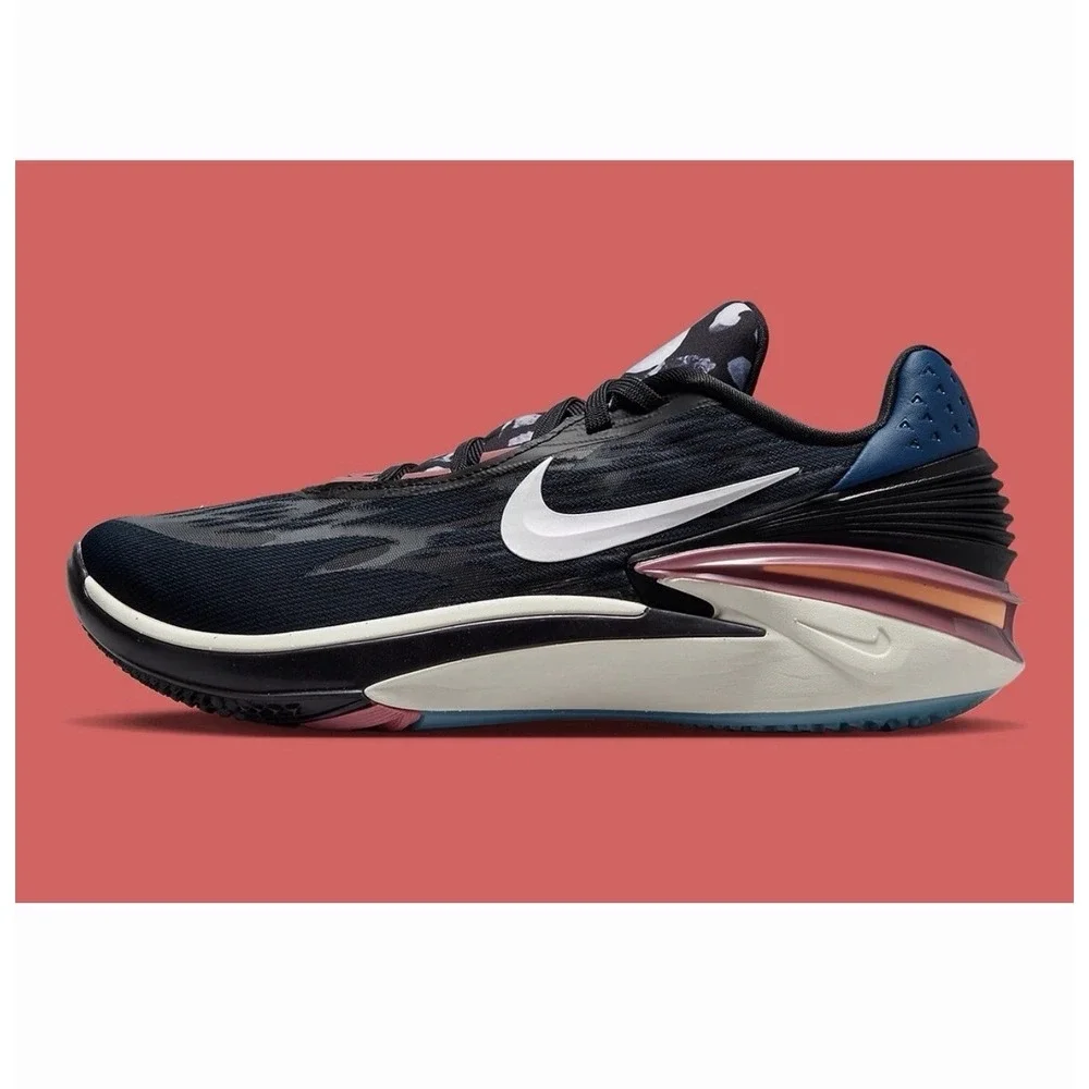 Nike Zoom GT Cut 2 Black Desert Berry Basketball Shoes DJ6015-003 Men's Size 12